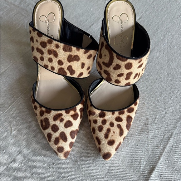 Jessica Simpson Leopard Print Heels - Picture 3 of 8